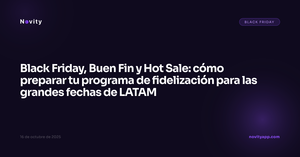 Black Friday, Buen Fin y Hot Sale: cómo preparar tu programa de fidelización para las grandes fechas de LATAM