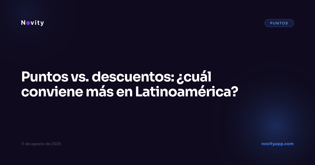 Puntos vs. descuentos: ¿cuál conviene más en Latinoamérica?